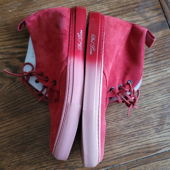 DEL TORO Red Ombre Chukka High Top Sneaker main image 2